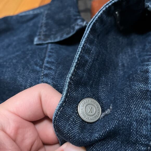 Lucky Brand x Yellowstone Denim Chore Sz Medium Jacket Lined Limited Edition - Picture 7 of 12